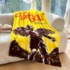 1PC City, Gun, Artistic Poster  Print Adult Children Warm Blankets Home Travel Car Soft Comfortable Suitable for All Seasons