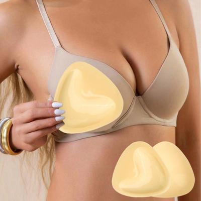 1 Paar beidseitig klebende BH-Pads Wiederverwendbare Push-Up-Kleb-BH-Einlagen Selbstklebende Lift-BH-Pads für Bikini Badeanzug Sport-BH
