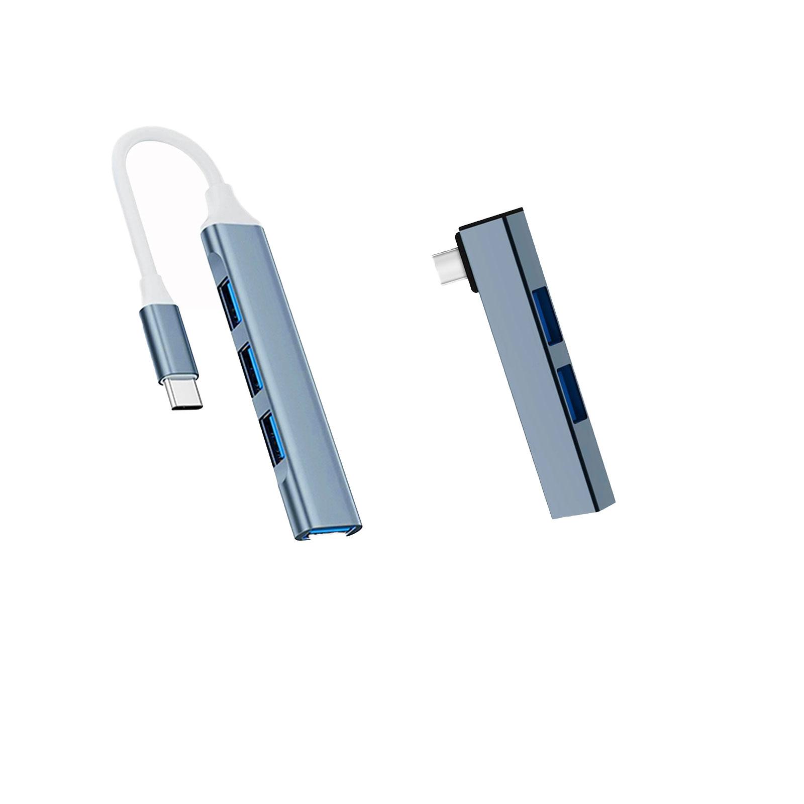 

USB 3.0/Type-C 3.0 to 3 USB Adapter Hub with OTG Adapter Splitter Hub Docking Station for Lenovo, Huawe