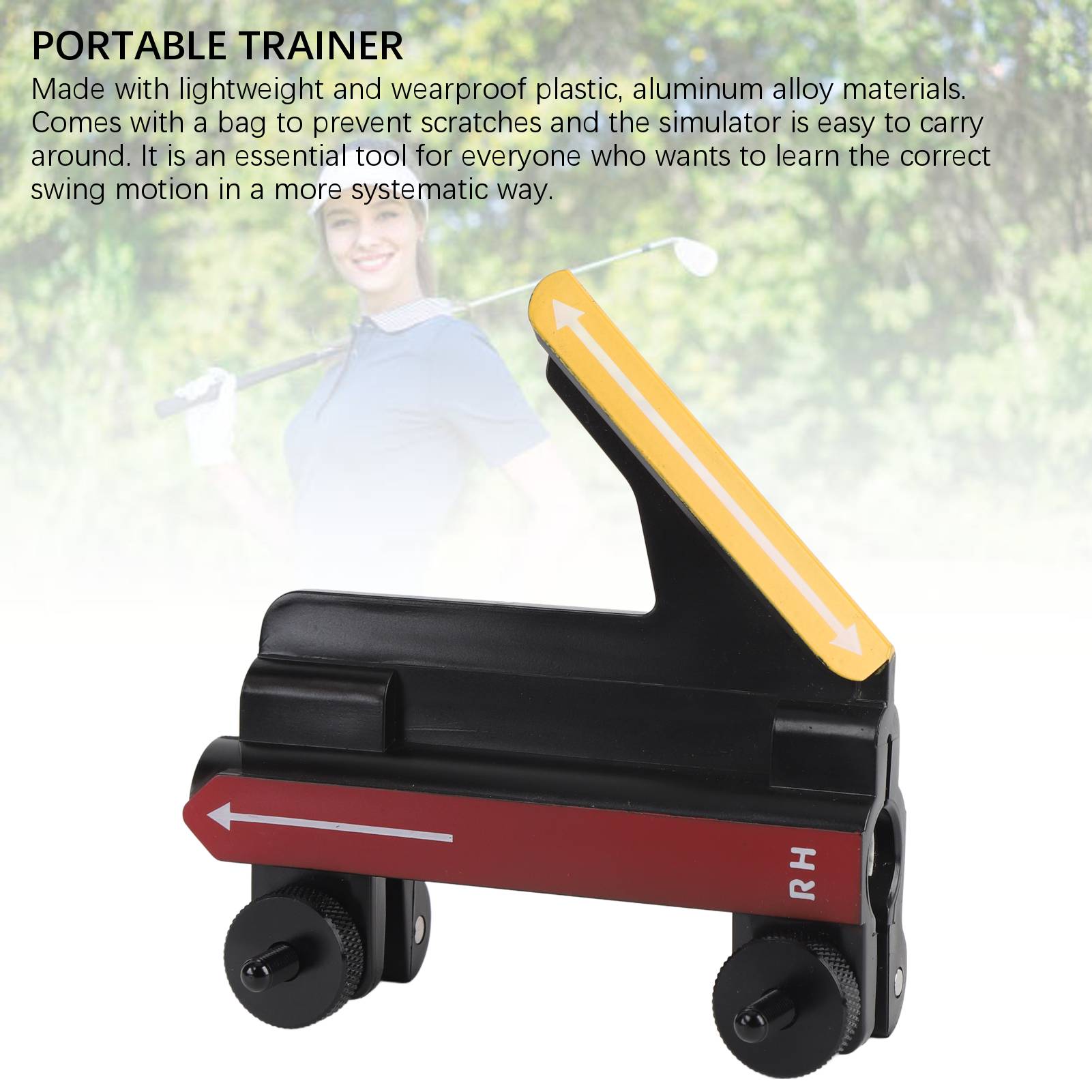 

Клуб Тренажер для Свинга Помощь для Тренировки Свинга Направляющие для Направления Улучшают Точность Свинга Постоянство Стабильность