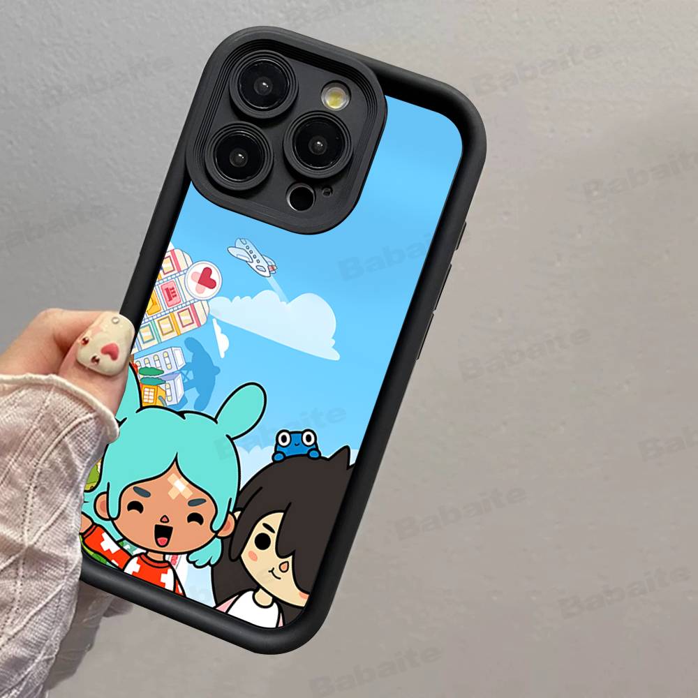 

Toca Boca Toca Life World Phone Case For IPhone 17 16 15 13 11 12 14 Pro Max Plus Silicone Cover Shell iPhone 17 Air