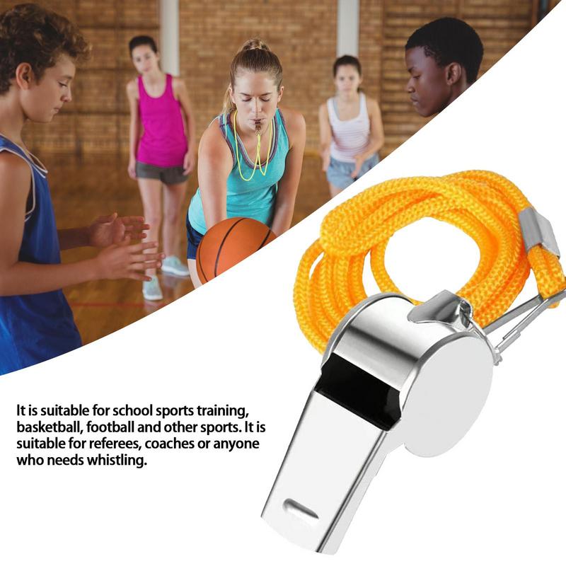 High Quality Sports Whistle Metal Adults Whistle Professional Soccer Basketball Referee Whistle Outdoor Sport