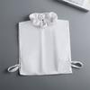 Perfect Match Layer Pleated Stand Detachable Collar Neck Half Top Shirt Decorative Ladies False Blouse Collar Neckwrap Sweater Accessories