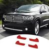 4pcs Car Interior Door Handle Decorative Cover Trim Kit For Dodge Durango 2011+