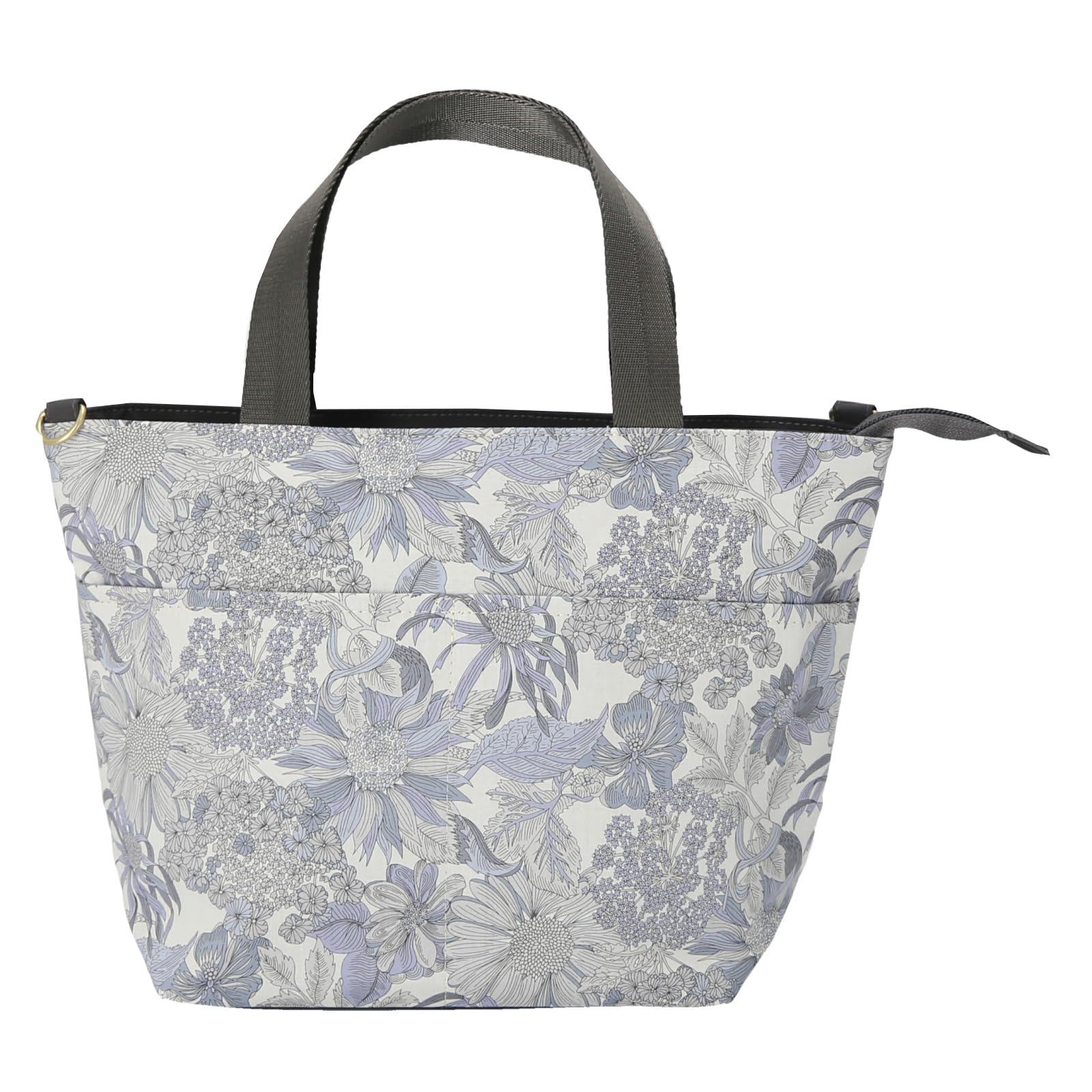 

Intermode Сумка-кроссбоди 2-в-1 женская, серая, из ткани Liberty (19305801, 19305801A)