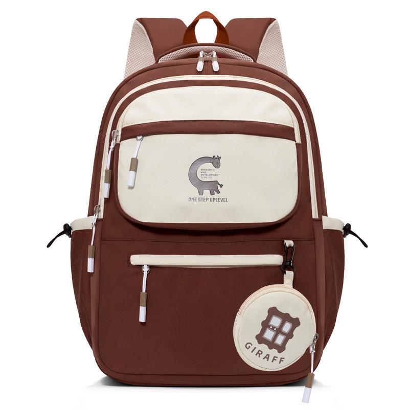 Cute And Spacious Childrens Backpack For School Oxford Cloth With Curved Shoulder Straps