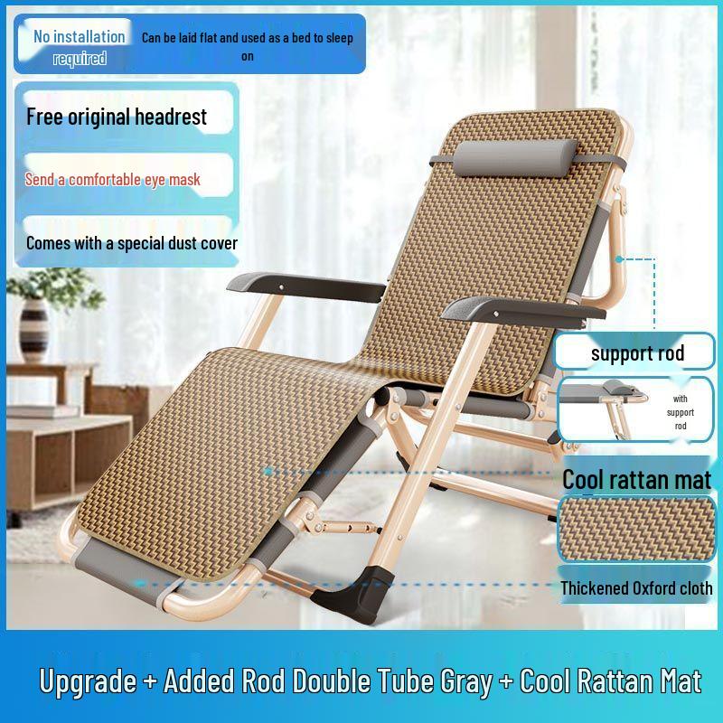 Folding Multi-functional Recliner Chair for Office, Beach, Home: Perfect for Nap and Lounge