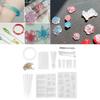 Silicone Bracelet Casting Molds DIY Craft Jewelry Pendant Making Mold Set Accessory