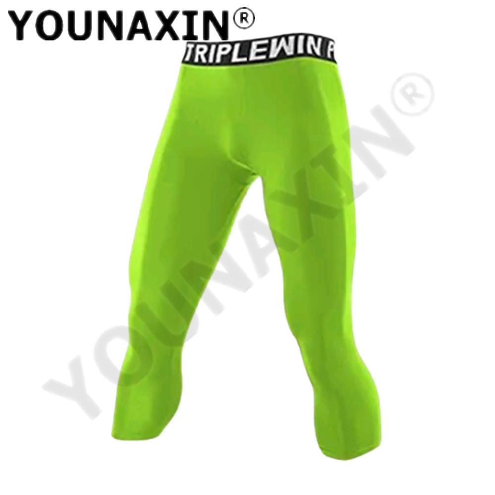 

Мужские баскетбольные спортивные укороченные брюки 3/4, базовый слой, для зала, футбола, леггинсы для йоги, фитнеса, бега, тренировок, быстросохнущие, S M L XL 2XL S