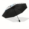 Pochacco,Sanrio Automatic Folding Umbrella Simple 8 Rib Design, Bright Cartoon Pattern, Durable Iron Frame, Suitable For Travel, Outdoor, Be
