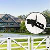 Heavy Duty Self Closing Gate Hinges for Wooden Fences Gates, 90 Degree Adjustable Gate Door Hinges Hardware Kit 2 Pack