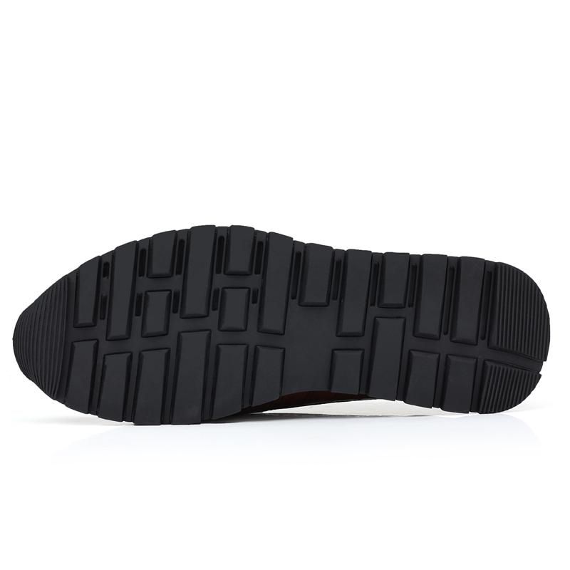 Fashion Fashion Leisure Sports Shoes Men's Casual Shoes Men's Oxfords Outdoor Lace Up Genuine Leather Men Shoes Non-slip Men's Sneakers
