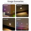Motion Sensor LED Night Light RGB Rechargeable Wireless Cabinet Lamp For Bedroom Staircase Aisle Closet Induction Lighting