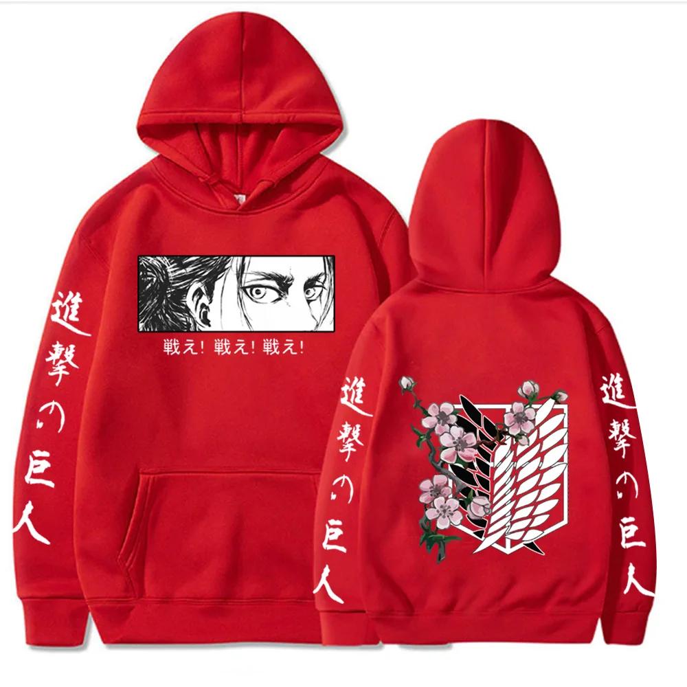 Hot Anime Attack On Titan Plus Size Hoodie Levi Graphic Hooded Men Women Clothes Autumn Warm Sweatshirt Harajuku Streetwear Tops