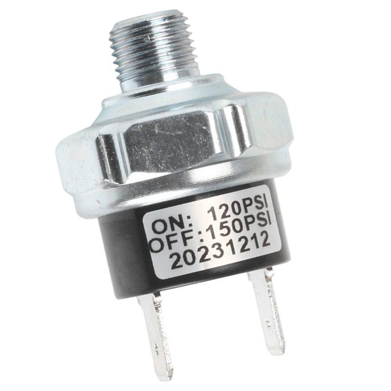 CYCLI-For Air Tanktrainair Tank Connection Pressure Switch 12/24V Compressor A:170-200PSI-1/4NPT/B:120-150PSI-1/8NPT