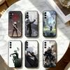 Spiel NieR A-Automata 2B 9s Handyhülle Für Samsung Galaxy A73,A72,A71,A70,A53,A52,A51,Weiche Silikon Schwarze Hülle