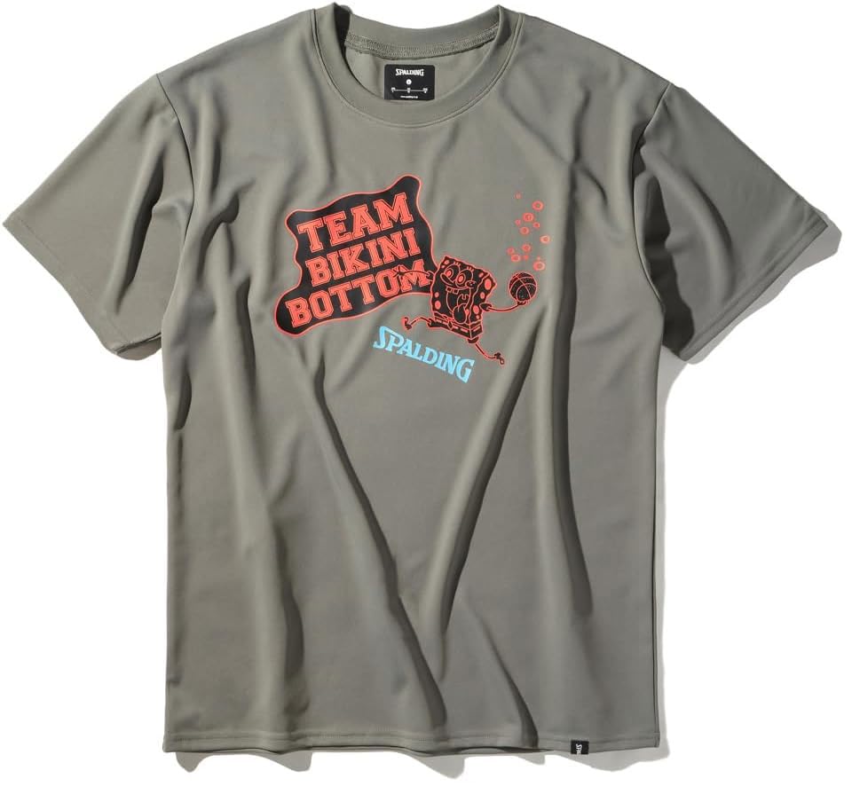

Spalding SpongeBob Team Bikini Bottom Stone T-Shirt, Size Small, SMT25048S