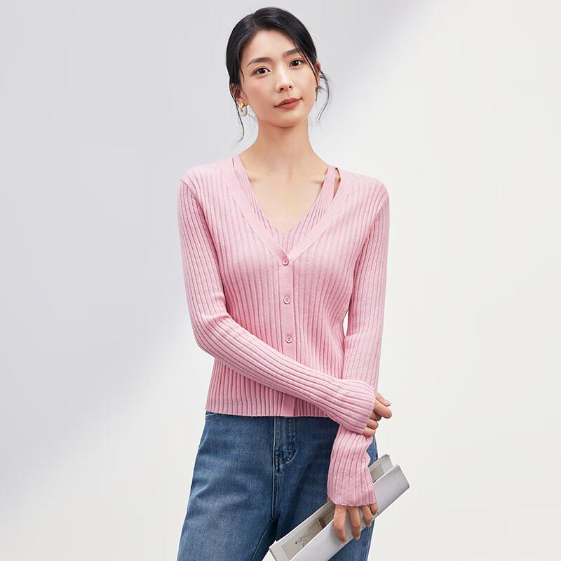 JOY SPEAKER Women's Retro Slim Fit Knit Cardigan