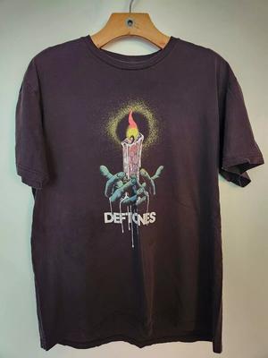 T-shirt Rétro Vintage Deftones Candle Hands S-5XL Unisexe