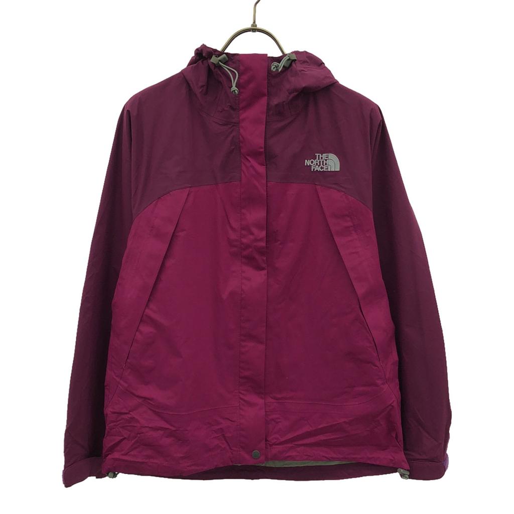 The North Face Logo Embroidery Dot Shot Jacket M Purple Outdoor NPW10180 Women Used
