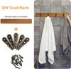 30set Alloy Hooks with Screws Wall Mounted Hanging Hangers for Coat Towel Bags Caps Hook Kitchen Bathroom Storage Rack Holders