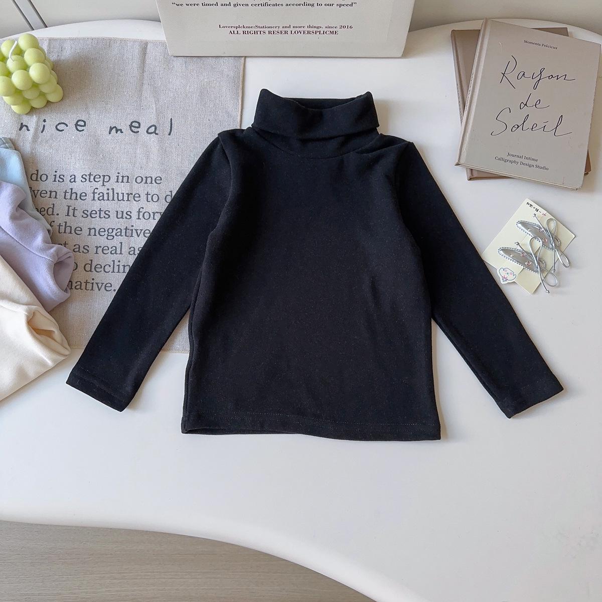 Girls Korean Style Thick Warm Long Sleeve Top - Winter Fashion BWB029 Size 100