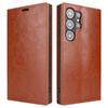 For Samsung Galaxy S24 Ultra Case Crazy Horse Texture Split Leather Phone Cover