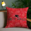 Classic Design E-Etro Cushion Cover Soft Short Plush Double-Sided Printing Home Decor Machine Washable Pillow Case Gift