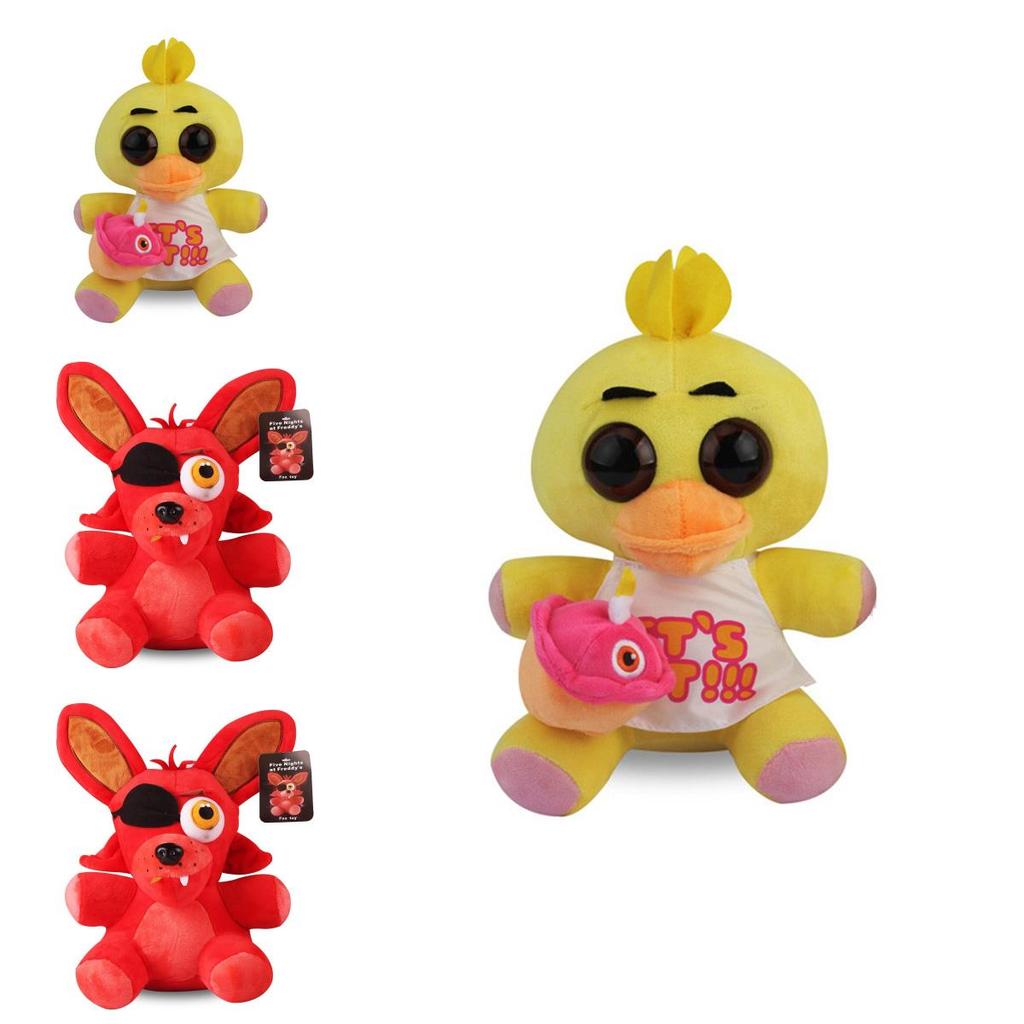Fnaf Five Nights At Freddy's Prieteni Jucărie de Pluș Moale Cadou 18/25cm Galben Maro Violet Albastru Roșu Alb