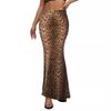2024 Autumn/Winter Leopard Print Bodycon Mermaid Skirt