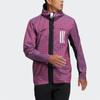 Adidas W.N.D. Sport Checkered Windbreaker Hooded Jacket Men Outerwear Purple GH8162