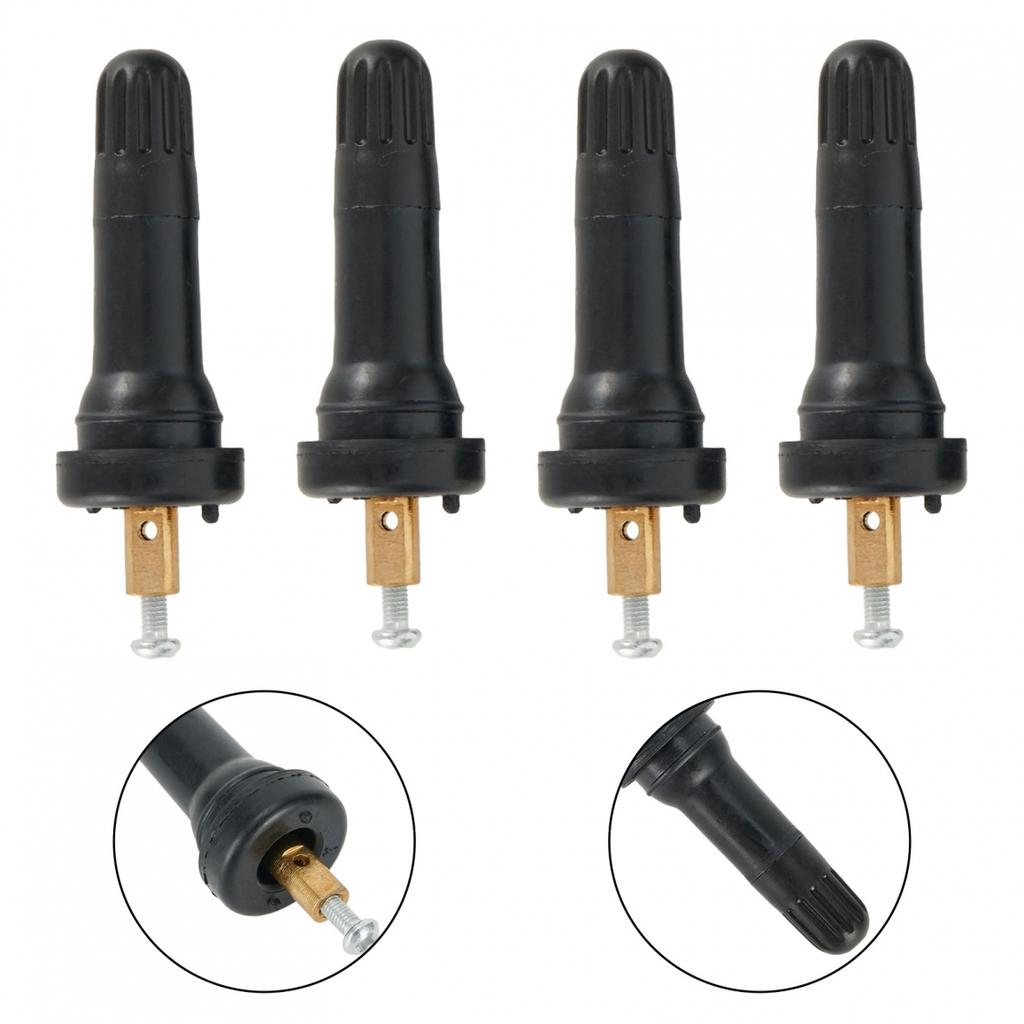 4 Piezas Sensor de Presión de Neumáticos TPMS Vástago de Válvula de Goma Para GMC Para Cadillac Para Chevy