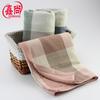 Towel Home Pure Cotton Gauze Towel Plain Color Square Absorbent Face Towel Enlarged and Thickened Cotton