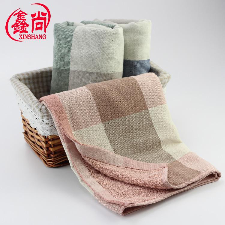 Gauze Towel Pure Cotton Face Towel Soft Absorbent Household Plain Cotton Square Face Towel