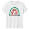 Teach Love Inspire Unisexs TShirt Education Teacher Appreciation Gift For Her