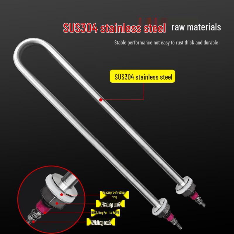 4KW 380V Single U-Type Electric Immersion Heater