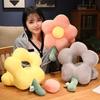 Super Soft Hand Warmer Pillow Plush&Ice Silk Flower Pillow Stuffed Toy  Female Gift
