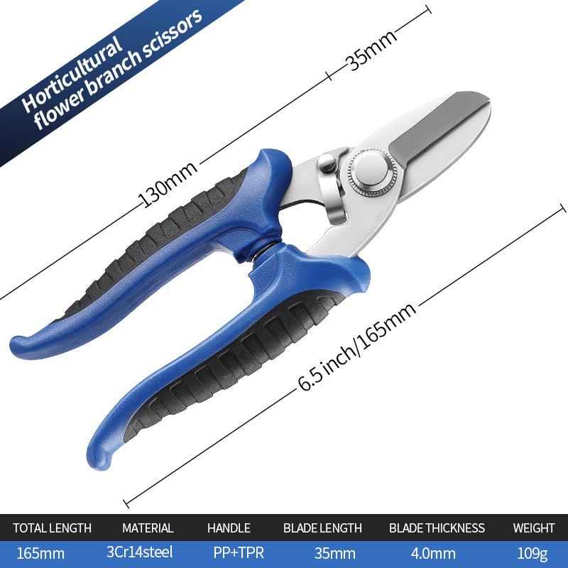 

Садовые ножницы из нержавеющей стали для обрезки цветов, обрезки фруктов, обрезки винограда, прямые садовые ножницы для обрезки цветов