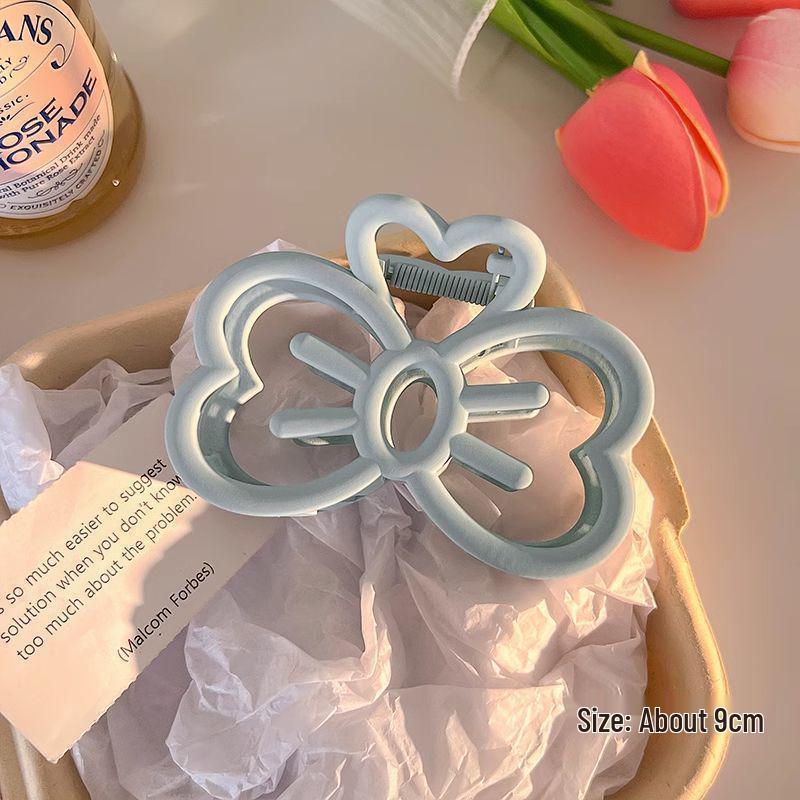 

Cute Bow Hairpin Claw Clip for Thick Hair - Girlish Shark Clip Headwear