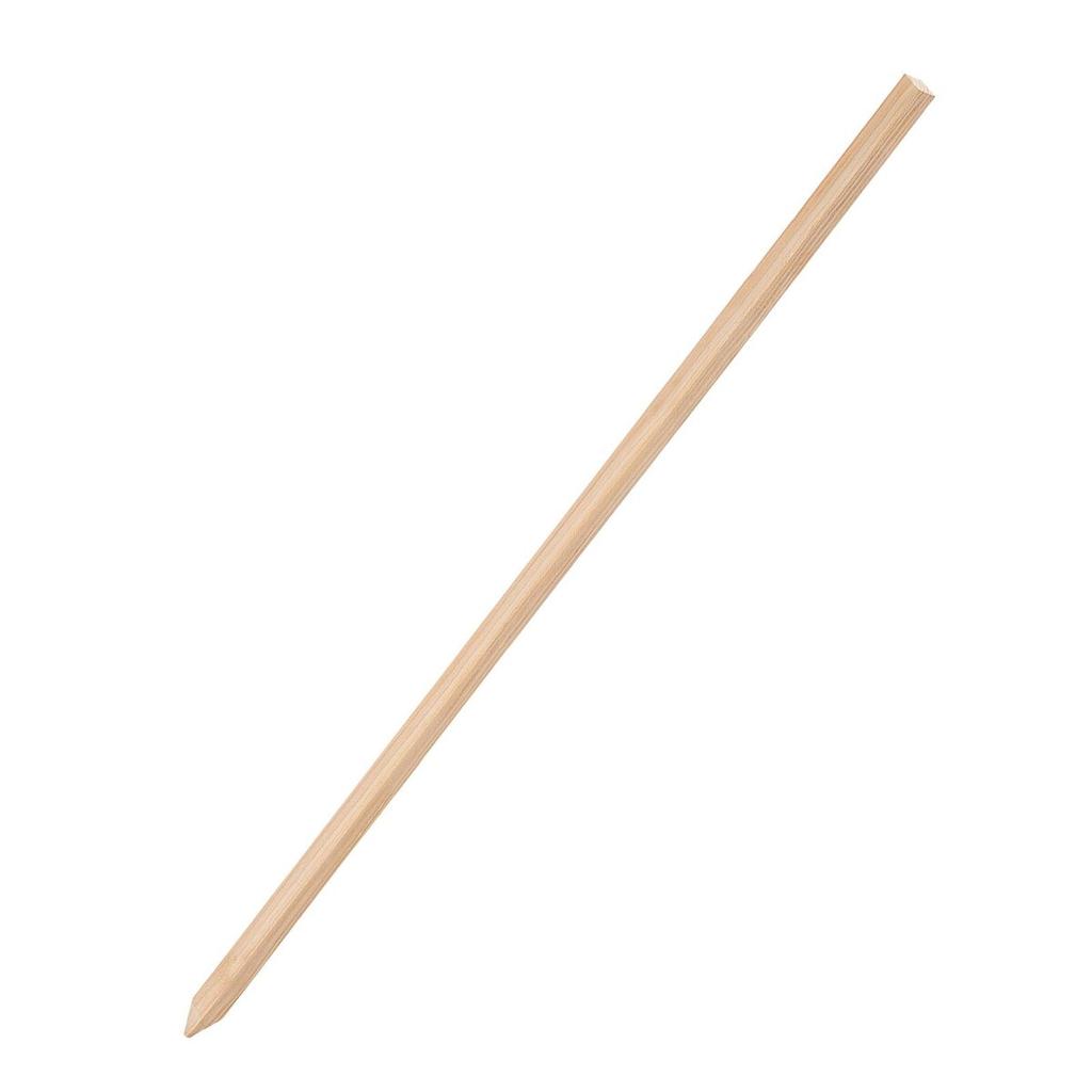 Wooden Garden Stakes, 25 Pcs 19.05×19.05×1219.2 Mm Survey Grading Stakes, Garden Ground Stake with Sharp Point, Fir Wood Plant Support Stake, Sign