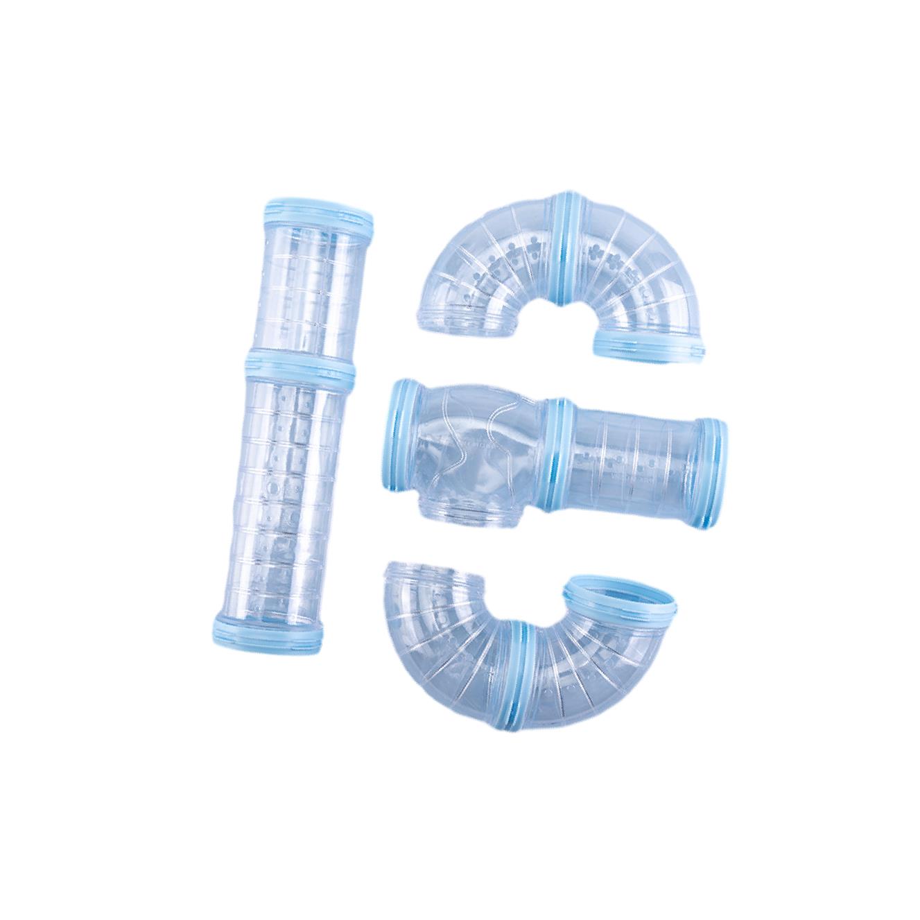 

DIY Plastic Hamster Tubes Set 8Pcs Connected Tunnels for Training