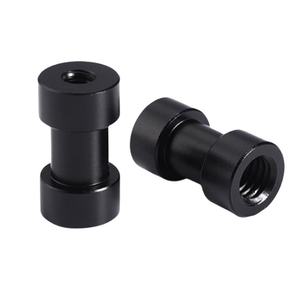 Aluminum Tripods Light Stand Adapter 3/8 Female To 1/4 Female Screw Holder for Monopods and Rail Systems