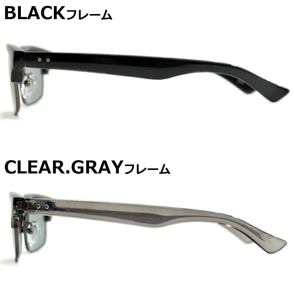 Sunglasses for Men and UV Fashion Lenses [MERRY PLEASURE] Women, Protection, Glasses, Browline, Semi-Tinted