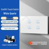 Zhengshang C5 Graffiti Smart WiFi Switch, Voice-Controlled, Tuya EU Standard, Compatible with Alexa & Google.