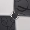 Organisateur de rangement cube - vidaXL - 9 compartiments - Noir/Blanc - Design contemporain - Durable