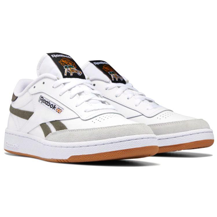 Reebok Club C Revenge Unisex Bianco Nuvola Verde Militare GZ6874
