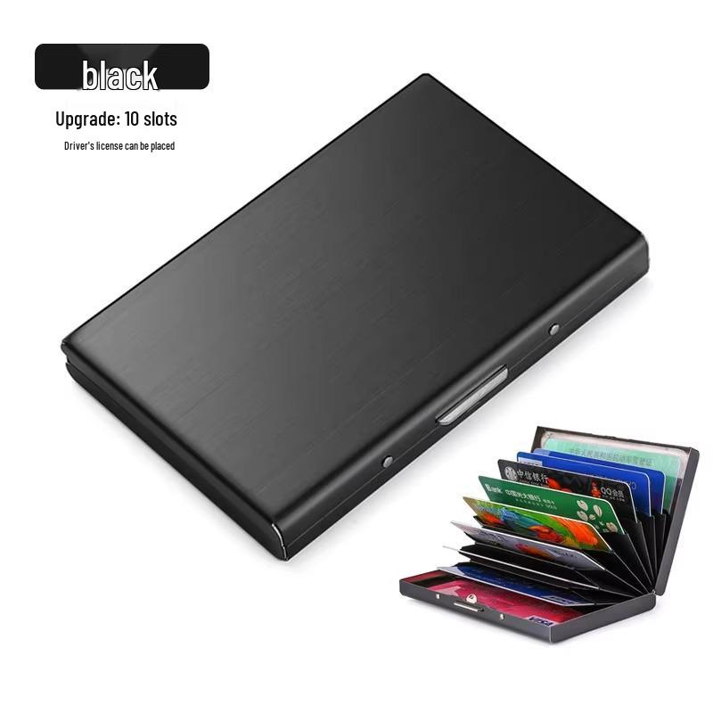 

Ультратонкий противокражный картхолдер из нержавеющей стали для мужчин и женщин