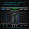 T-50 Vertical Mouse Wired Mouse 9 Keys RGB Optical 6 Gear DPI Ergonomic Design Mouse for Office Gaming with Light Belt