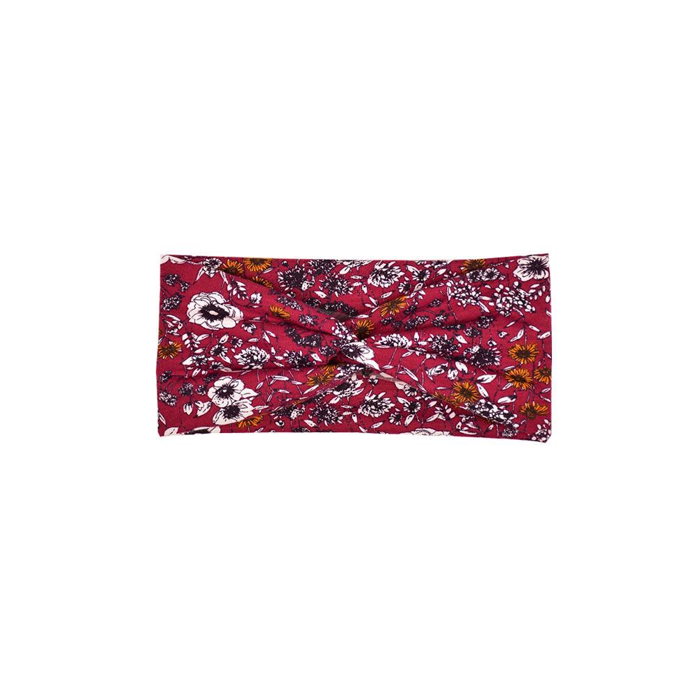 Printed Headband Sports Running Bohemian Face Wash Makeup Hair Cross Wide-brimmed Headband for Women