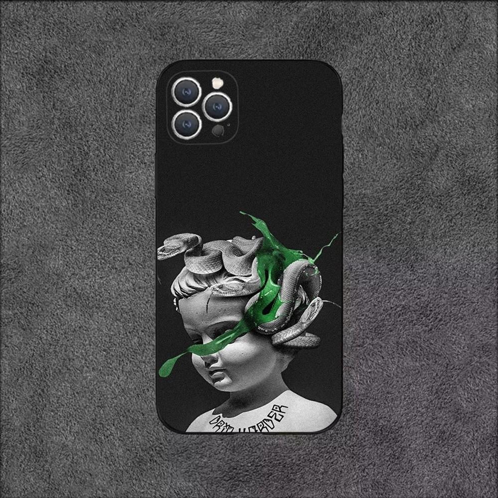 Rappe L-Lil Baby Phone Case For iPhone 16,15,14,13,12,11,Plus,Pro Max,XS,X,XR,SE,Mini,8,7 Soft Silicone Black Cover